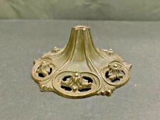 OLD VINTAGE RARE HAND CARVED BRONZE MULTIPURPOSE LAMP / STATUE STAND / BASE