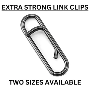 Extra Strong Fast Link Snap Clips For Fishing - Premium Quality - FREE POSTAGE! - Picture 1 of 4
