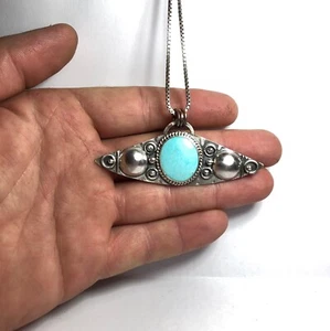 82 quilates dos veces sin tratar diamante azul turquesa plata esterlina EE. UU. - Imagen 1 de 6