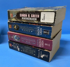 Simon R. Green x4 Deathstalker Novels Ex-library - Picture 1 of 4