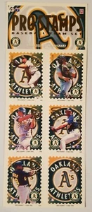 Oakland Athletics A's Baseball MLB Pro Stamps Team Set 1996 Major League Players - Picture 1 of 3