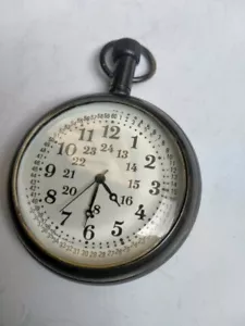 Nautical Vintage American Elgin Look Collectible Antique 2" Brass Pocket Watch - Picture 1 of 6