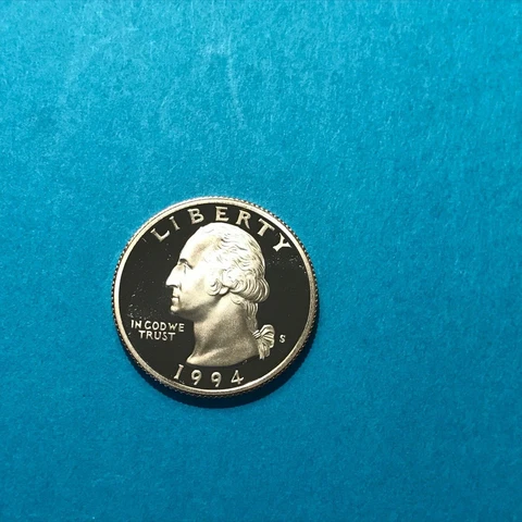 1994 S Washington Quarter Proof    FREE SHIP Cover
