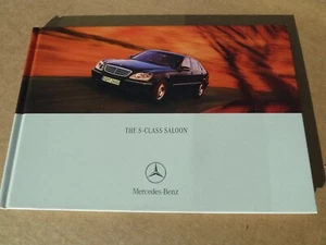 Mercedes-Benz S-Class Saloon Hardback Brochure S320CDI,280,320,430,500,600,55AMG - Picture 1 of 5