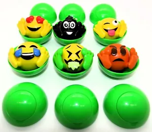Emoji Pencil Topper Characters Complete Set of (6) With Capsules New! - Picture 1 of 2