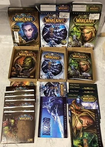 Lote de 2 CDs de expansión World of Warcraft y 2. Burning Crusade Wrath Of Lich King - Imagen 1 de 11