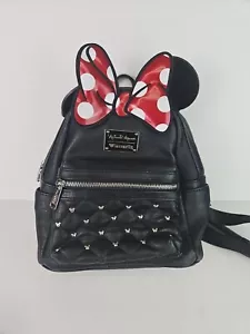 Mini Mochila Lunares y Monedero Mickey Minnie Mouse Orejas y Arco Disney Loungefly - Imagen 1 de 11