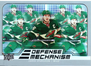 2022-23 UD Series 1 Hockey Jared Spurgeon | Defense Mechanism | #DM-19