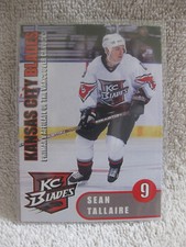 Sean Tallaire 2000-01 Kansas City Blades IHL Mint hockey card #9