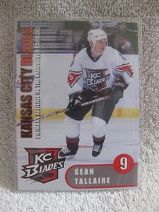 Sean Tallaire 2000-01 Kansas City Blades IHL Mint hockey card #9