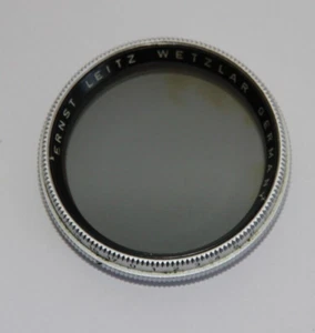 Ernest Leitz Chrome ring Leica 39mm E39 P Filter Polarizer & Keeper. - Picture 1 of 9