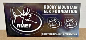 Rocky Mountain Elk Foundation Set of 5 Sticker/Decals - Picture 1 of 2