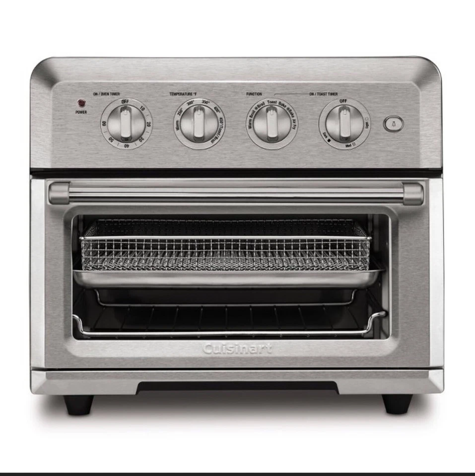 Cuisinart CTOA-122 1800W 18qt Airfryer Toaster Oven with Grill - Stainless Steel