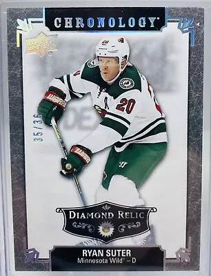 2019-20 Upper Deck Chronology Diamond Relic /36 Ryan Suter #159 - Image 1 of 2