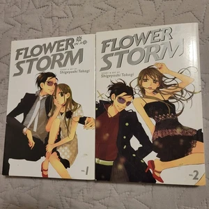 Flower in a Storm Band 1 & 2 komplettes Manga-Set Viz Media Shojo Beat Shigeyoshi T - Bild 1 von 5