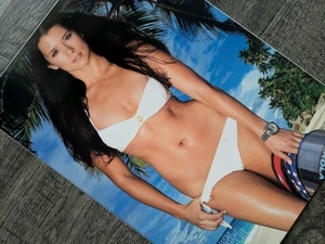 Sports Illustrated Swimsuit DANICA PATRICK 7-1/2" x 10-1/2" Label NASCAR Model - Picture 1 of 8