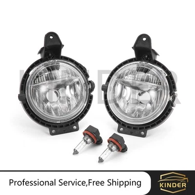 Luces antiniebla delanteras transparentes con DRL aptas para BMW Mini Cooper R55 R56 R57 R58 2007-2015 Foto 1 de 4