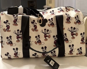 Brandneu Mickey Mouse BioWorld weiß Reisetasche & Koffer animiert - Bild 1 von 9