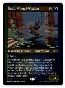 Nadu, Winged Wisdom (Foil Etched) Foil 491 R Modern Horizons 3 Near Mint - Picture 1 of 2