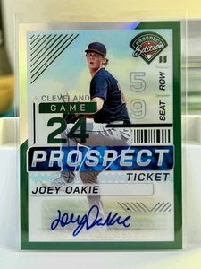2024 Panini Joey Oakie #178 - Green Prizm Auto π₯ - Picture 1 of 2