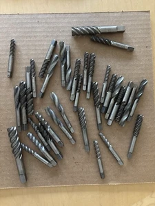 Lot of 40 NOS Spiral Flute Taps – HSS – USA – Whitney GTD Vermont – Unused - Picture 1 of 4