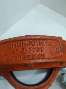 Shurjoint 6" HEAVY DUTY FLEXIBLE COUPLING MODEL -7707 Lot of 2 - Picture 1 of 10