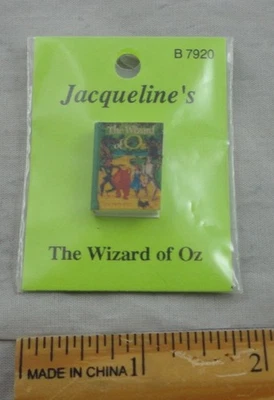 Libro miniatura casas de muñecas escala 1:12 Jacqueline's El Mago de Oz Foto 1 de 2