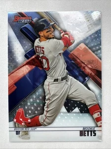 ⭐🦄 2018 Bowman’s Best #17 Mookie Betts Refractor - Tarjeta All-Star de los Medias Rojas de Boston - Imagen 1 de 2