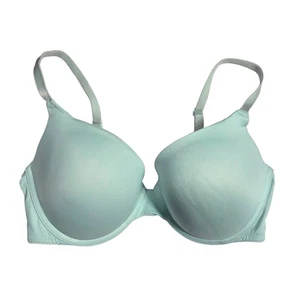 PINK Victoria's Secret BH blau pink gefüttert Alltag 36D blau bequem sexy adrett - Bild 1 von 5