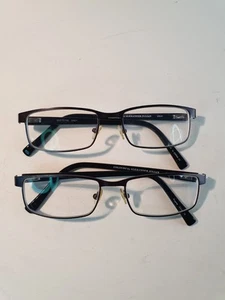 2x Frames Only Colours Alexander Julian Mens Gray Rectangular 53-17-140 - Picture 1 of 20