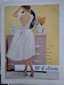 1953 Womens Propper McCallum Nylons Hosiery Stockings legs Fashion Ad - Picture 1 of 1