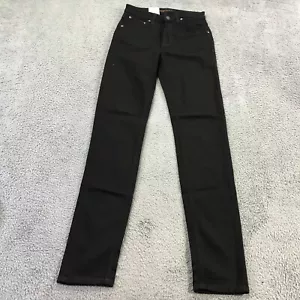 Nudie Jeans Womens 30 X 32 Hightop Tilde Black Organic Cotton Stretch 112809 - Picture 1 of 14