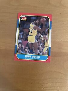 1986-87 Fleer - #131 James Worthy