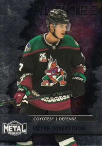 2020-21 Victor Soderstrom Skybox Metal Universe Rookie Hockey Card #119 - Picture 1 of 2