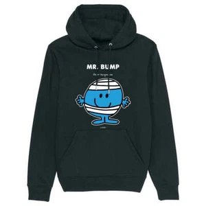 Mr Men Pullover Hoodie Mr. Bump Organic Cotton Long Sleeve Kids Top Hoody - Picture 1 of 13