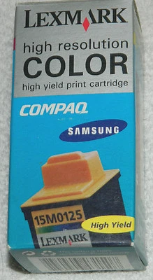 New Genuine Original Lexmark Color Ink Cartridge #15M0125 / Factory Sealed - Image 1 of 3