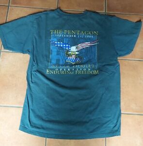 September 11, 2001 Sweatshirt Size L USA Pentagon Enduring Freedom Now €17