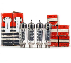 ONE 6X4/EZ90/80BK SICTE NOS ITALY Tube Röhre Lampe TSF Valvola Valve 진공관 真空管 电子管 - Picture 1 of 2