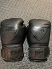 Venum Contender Hook and Loop Training Boxing Gloves - Black/Black 12 Oz gloves