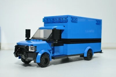 Camión SWAT Policía SUV Azul Policía Modelo Personalizado Construido Compatible con Ladrillos LEGO® Foto 1 de 3