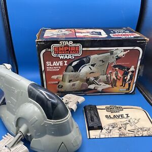 1981 Kenner Star Wars ESB Slave 1 Boba Fett's Spaceship W/box. SO