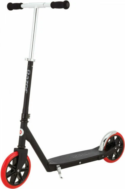 Razor Carbon Lux Kick Scooter Heavy Duty Steel 220lbs - Black