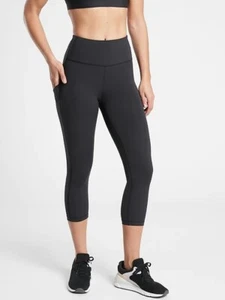 Capri de bolsillo ATHLETA Ultimate Stash, usado en excelente estado, mediano, negro T-1 - Imagen 1 de 8