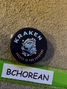 Seattle Kraken 2022-23 HIFE Hockey Is For Everyone Women In Hockey Puck - Picture 1 of 2