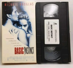 Basic Instinct VHS, Pre-owned, Very Good Condition, 1992 Caralco Home Video - Picture 1 of 2