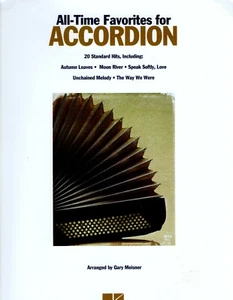 "ALL-TIME FAVORITES FOR ACCORDION" as Arranged by Gary Meisner - 20 Songs - Picture 1 of 3