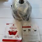 Dash Deluxe Rapid Egg Cooker Electric 12 Eggs 500 Watts Red NEW