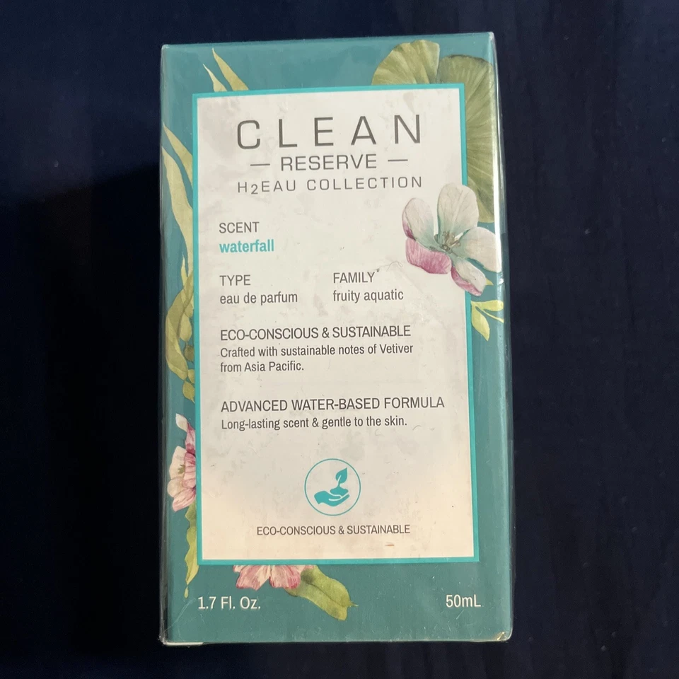 CLEAN RESERVE H2EAU Collection Waterfall Eau De Parfum 1,7 Oz/50 mL - Imagem 1 de 2
