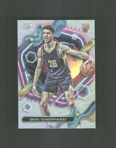 2023-24 Topps Chrome Cosmic Ben Sheppard RC Refractor #173 Indiana Pacers - Picture 1 of 2