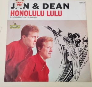 Jan & Dean HONOLULU LULU / SOMEDAY (ROCK 45/PS) #55613 PLAYS VG+ - Picture 1 of 6